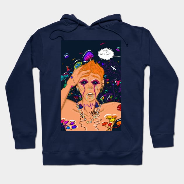 Hey! Trippy Joe Hoodie by A12 by Joseph Kay Müeller